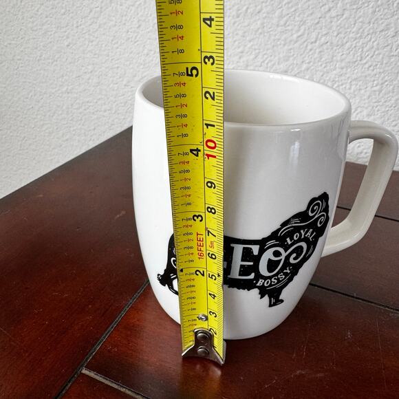 Zodiac Leo Threshold Coffee or Tea Mug Loyal Bossy Lion - Picture 5 of 8